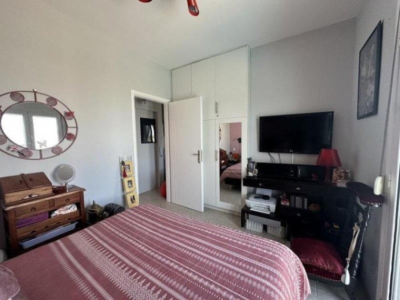 Ag. Triada bei Rethymno Kreta, Agia Triada: Charmantes Apartment mit Gemeinschaftspool und Meerblick zu verkaufen Wohnung kaufen